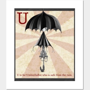 UmbrellaBot Poster Posters and Art